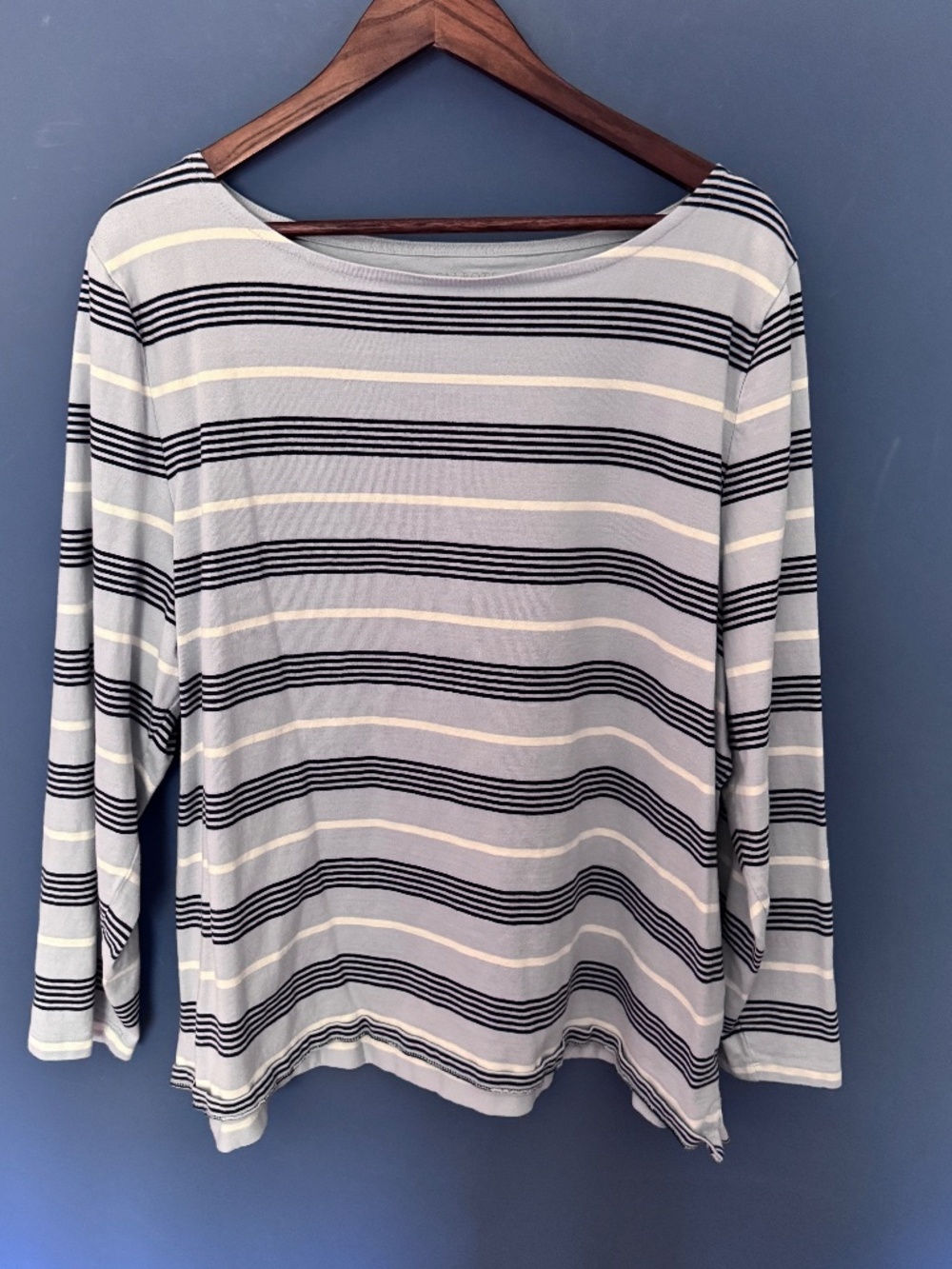 Talbots horizontal striped top Size 3X in EUC